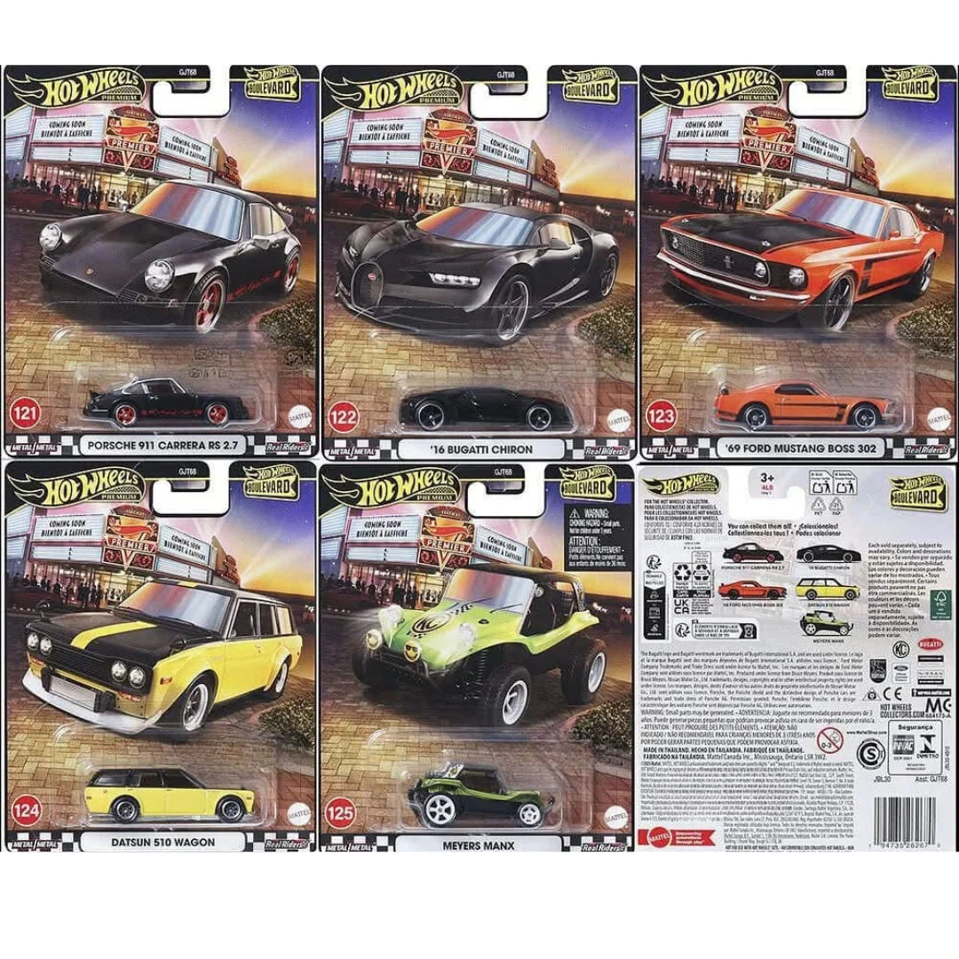 Hot Wheels 2025 Boulevard #121, #122, #123, #124, #125 (GTJ68)