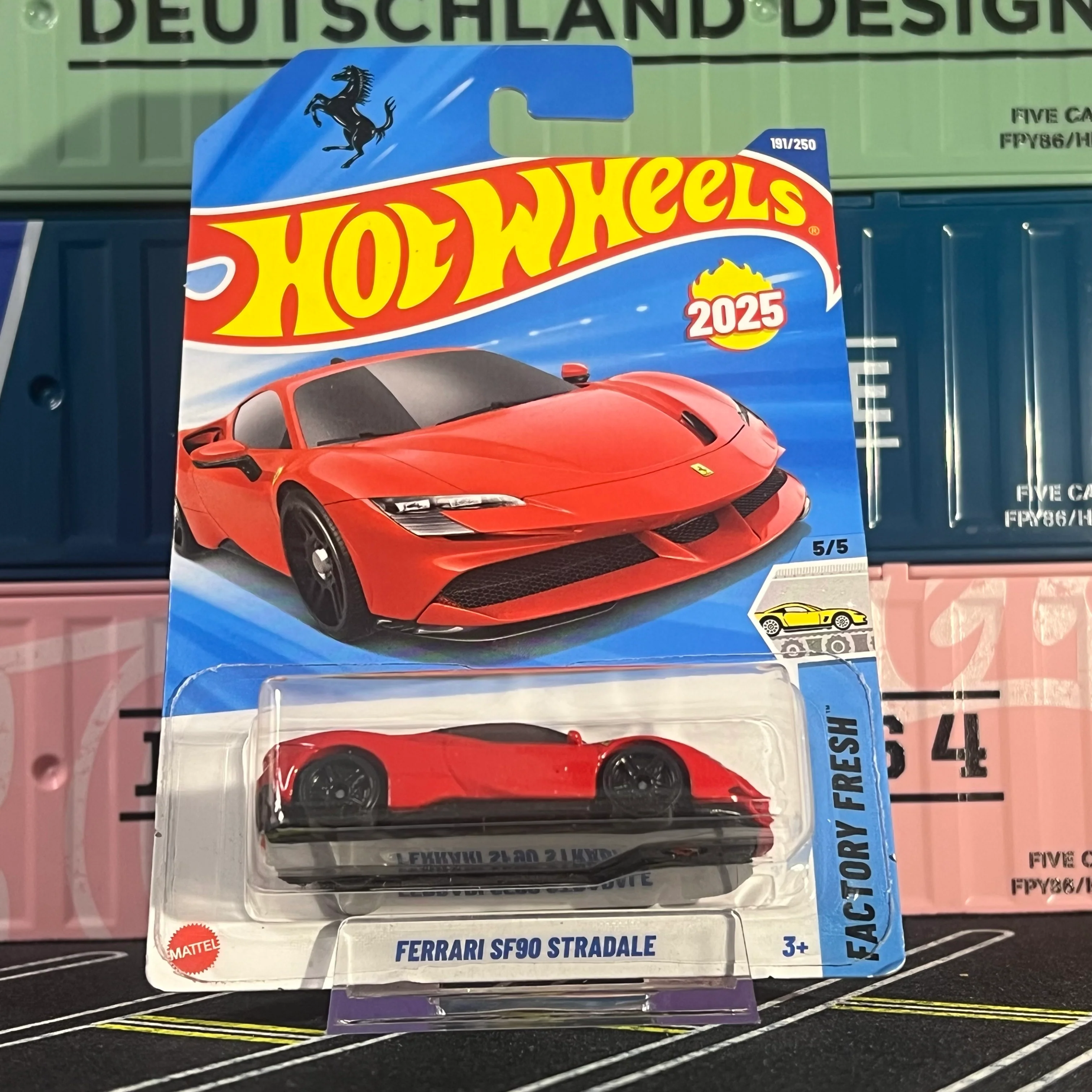 Hot Wheels 2025 Mainline Ferrari SF90 Stradale 191/250