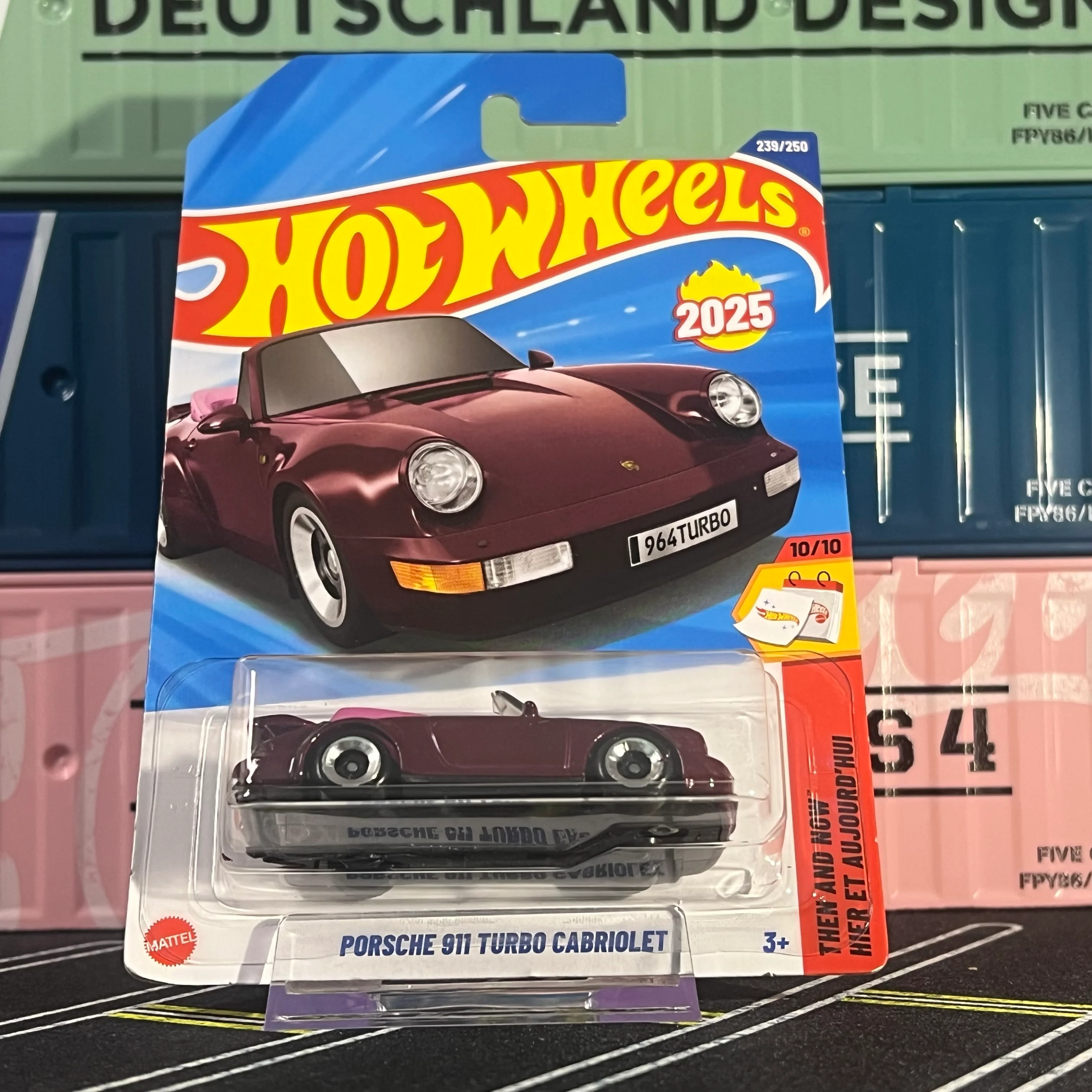 Hot Wheels 2025 Mainline Porsche 911 Turbo Cabriolet 239/250