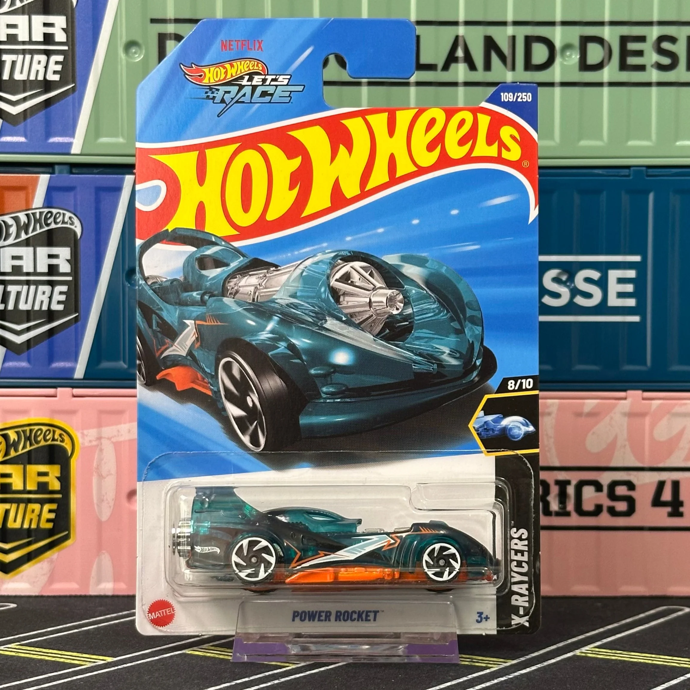 Hot Wheels 2025 Mainline Power Rocket 109/250