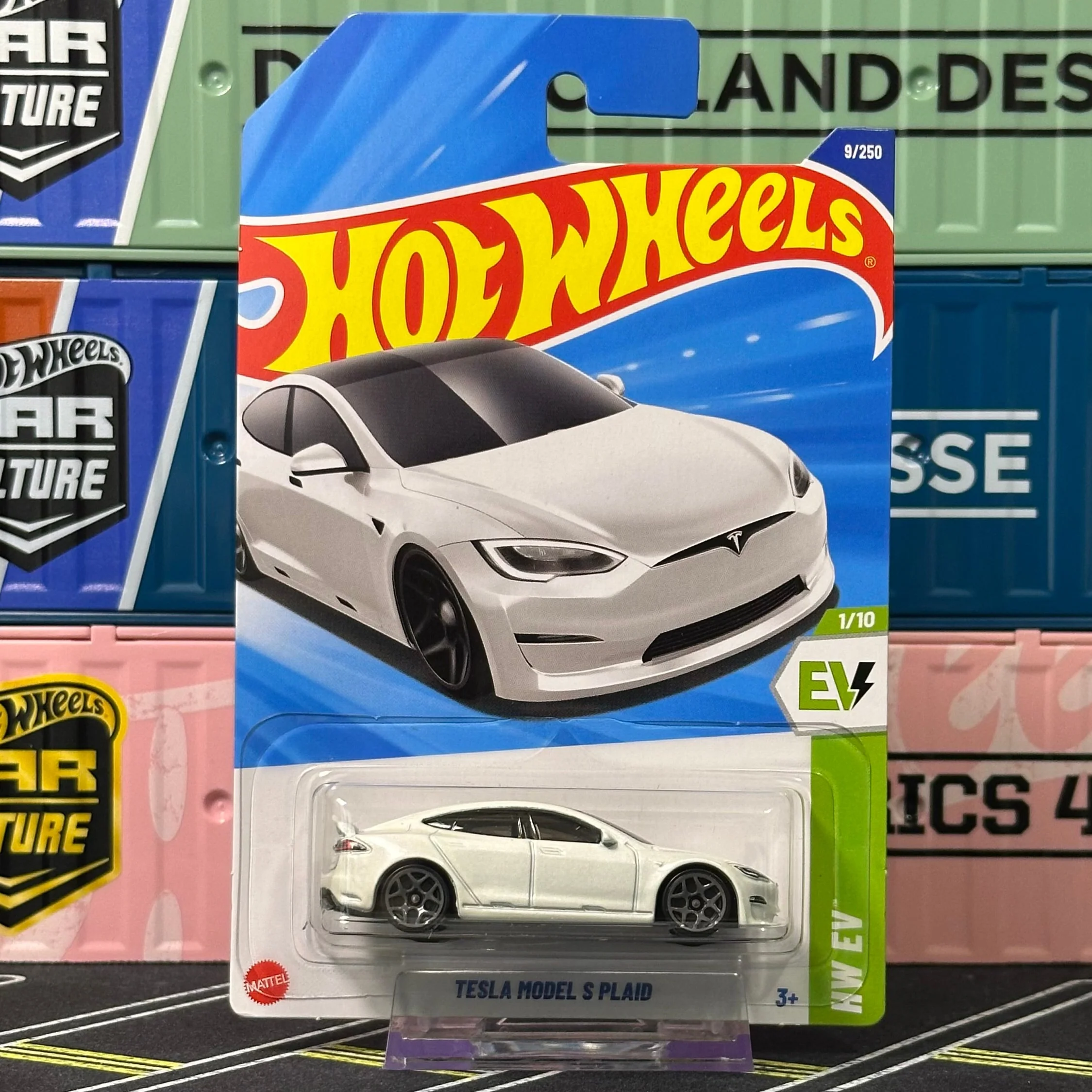 Hot Wheels 2025 Mainline Tesla Model S Plaid 9/250