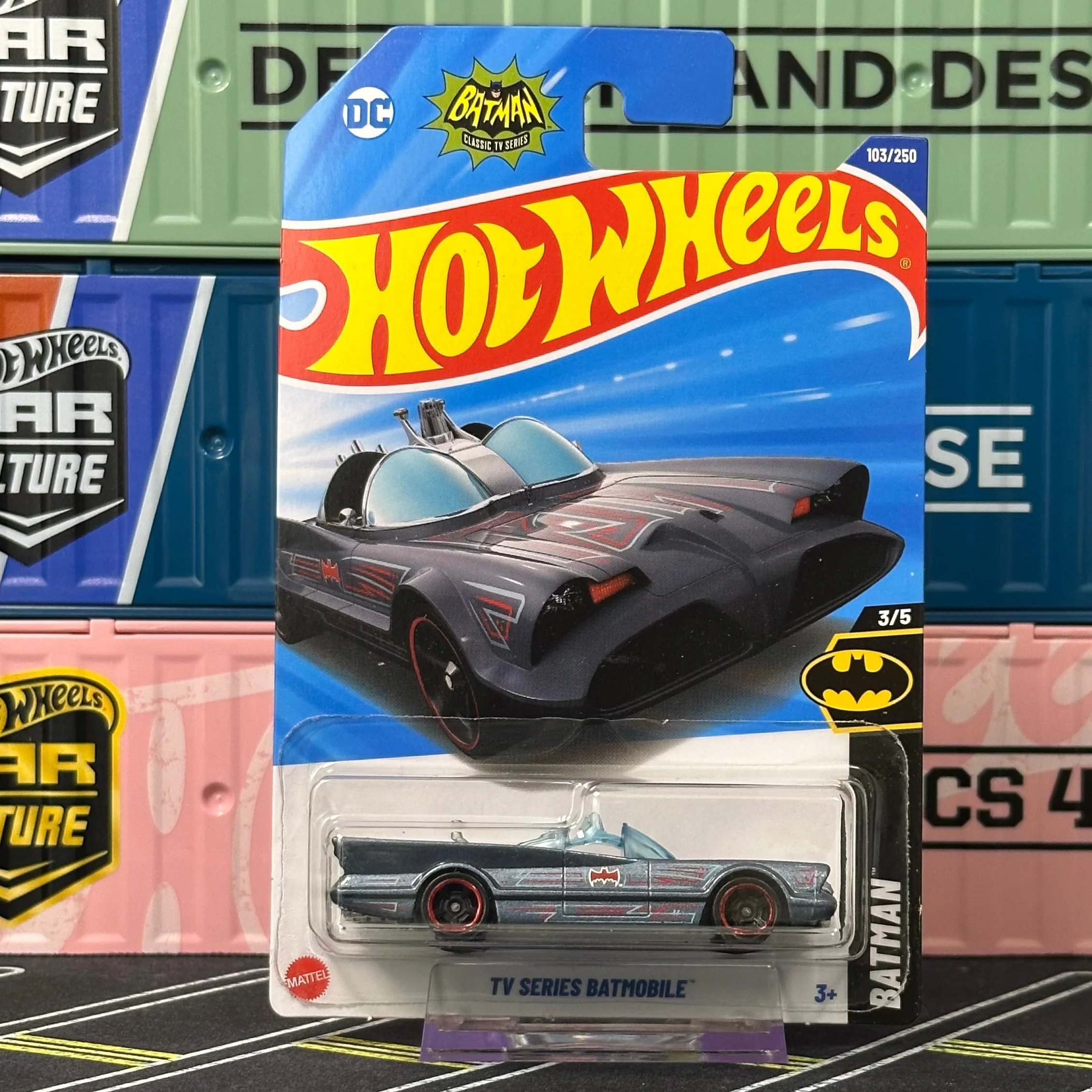 Hot Wheels 2025 Mainline TV Series Batmobile 103/250